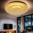 Alva LED Deckenleuchte rund Gold warmweiß | Shiraki