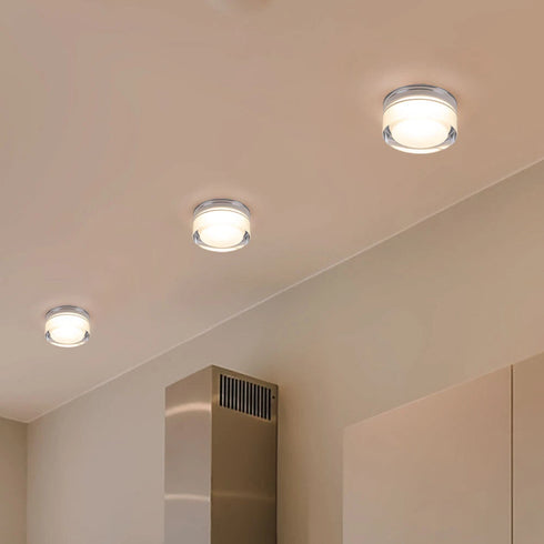 Lena LED Einbaustrahler 3er Set Chrom rund Warmweiß | Shiraki