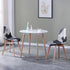 FREDRIK Esszimmerstuhl Set mit 4 Patchwork aus Holz