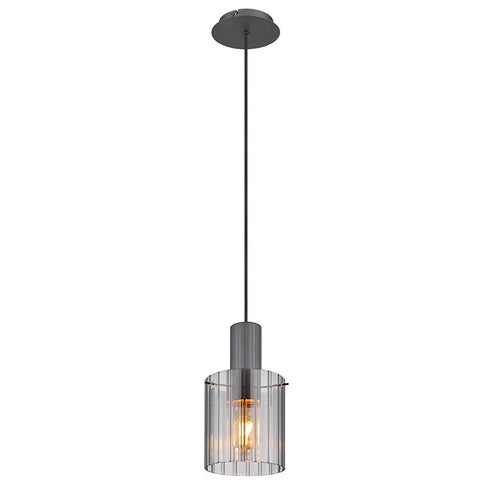 Stjärna LED Pendelleuchte Metall Grau Hängelampe