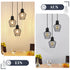 Tor LED Pendelleuchte Metall 3-flammig