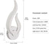 Elin 2-teiliges LED-Wandlicht, modernes warmweißes Acryl | Shiraki