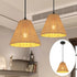 Liana Rattan Pendelleuchte Boho Deckenlampe E27 | Shiraki