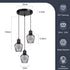 Tor LED Pendelleuchte Metall 3-flammig
