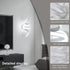 Clara LED Wandleuchte Spirale Aluminium Weiß | Shiraki