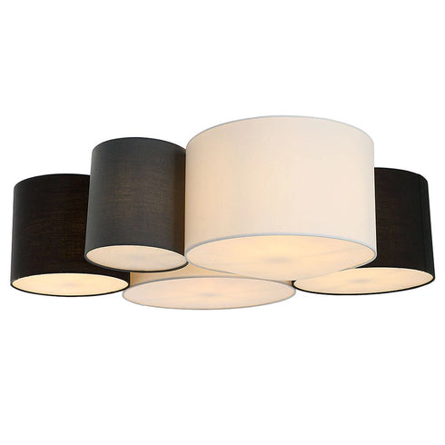 Alina LED Deckenlampe Textil 90 cm | Shiraki