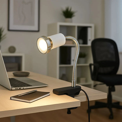 Signe LED Klemmleuchte 2er Set Tischleuchte Flexo Spot | Shiraki