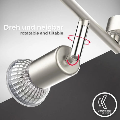 Margot LED Deckenspot 4-flammig | Shiraki