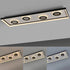 Elowen LED Deckenlampe Tunneleffekt schwarz CCT Rechteckig | Shiraki