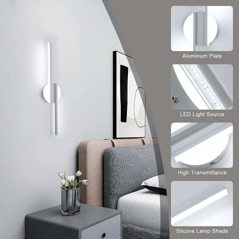 Cecilia LED 2er-Set Wandleuchte | Shiraki