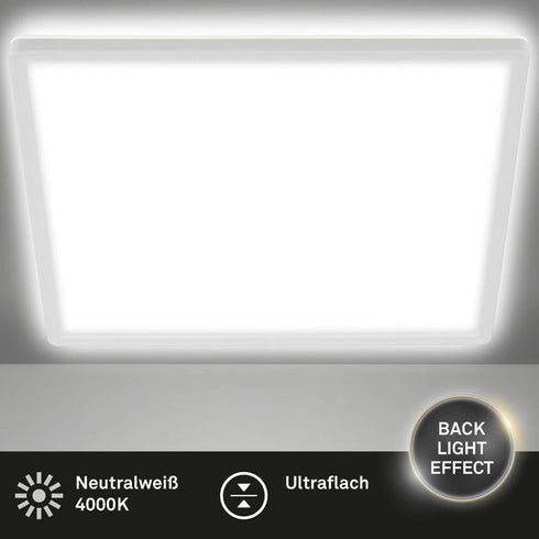 Celeste LED Panel Deckenleuchte 18W Quadratisch | Shiraki