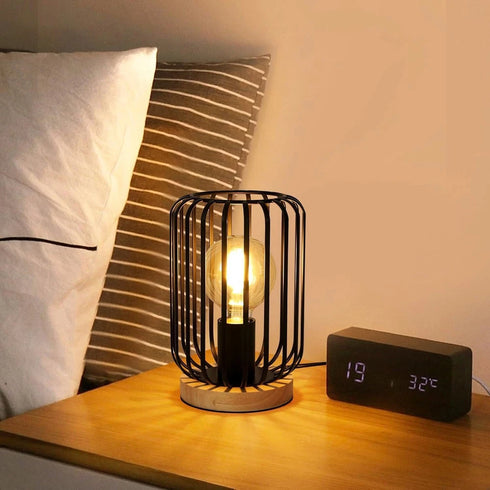 Nora 2-teilige Tischlampen E27 Nachtlicht | Shiraki