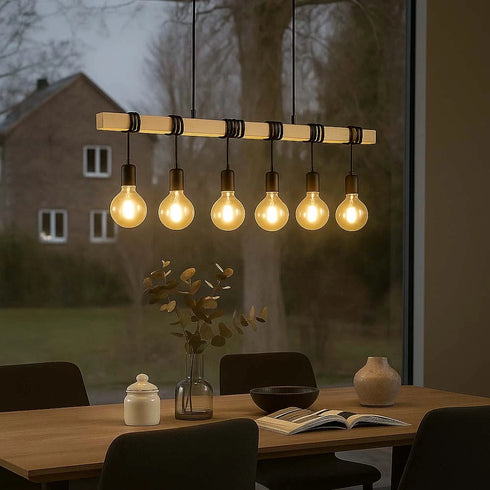 Olav LED Pendelleuchte Metall Hängelampe Verstellbar