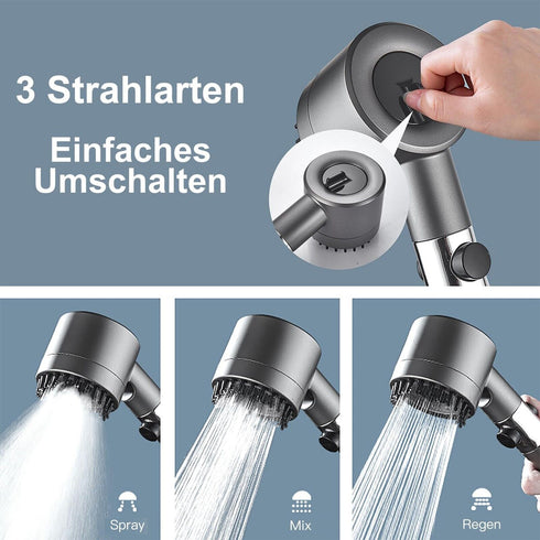 AquaLux HarmonyFlow: Der ultimative Hochdruck-Duschkopf für pure Entspannung und gesunde Haut User