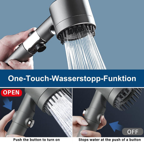 AquaLux HarmonyFlow: Der ultimative Hochdruck-Duschkopf für pure Entspannung und gesunde Haut User