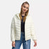 Fiorenna Damen Steppjacke mit Kapuze – leichte Übergangsjacke mit integriertem Beutel & Reißverschlusstaschen | Shiraki