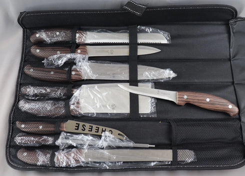 Takoni 9-teiliges Messerset mit Falttasche