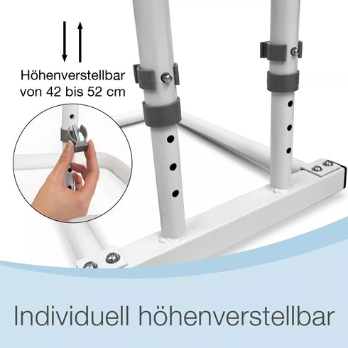Aufsteh-Hilfe PRO Bett Aufstehhilfe Haltegriff - Aufsteh-Hilfe PRO für Senioren, höhenverstellbarer Bettgriff, stabile Betthalterung, Schutz vorm Herausfallen
