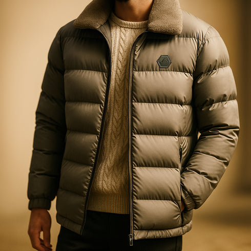Argestor Herren Daunenjacke mit Kapuze
