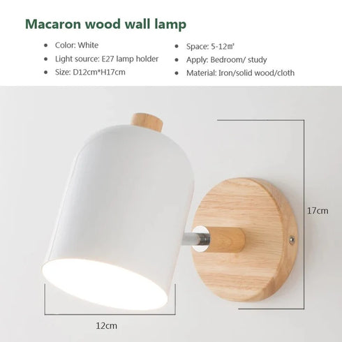 NordLicht Holz Wandleuchte