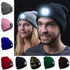 Winter-Unisex-LED-Strickmütze, warme Mütze mit LED-Licht