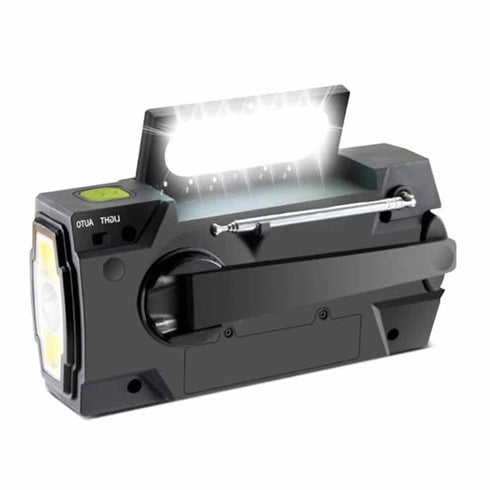 OutdoorBegleiter : Kurbelradio mit Solarzellen