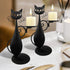 Black Cat Kerzenständer