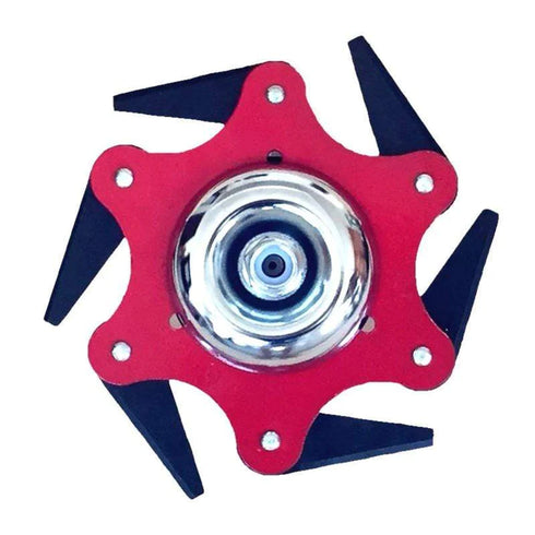 SuperCut : 6-Klingen-Trimmerkopf aus Stahl