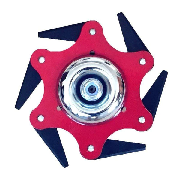 SuperCut : 6-Klingen-Trimmerkopf aus Stahl