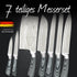 Usuba- 7stk Japanische Küchenmesser Set - Premium Damast Messerset