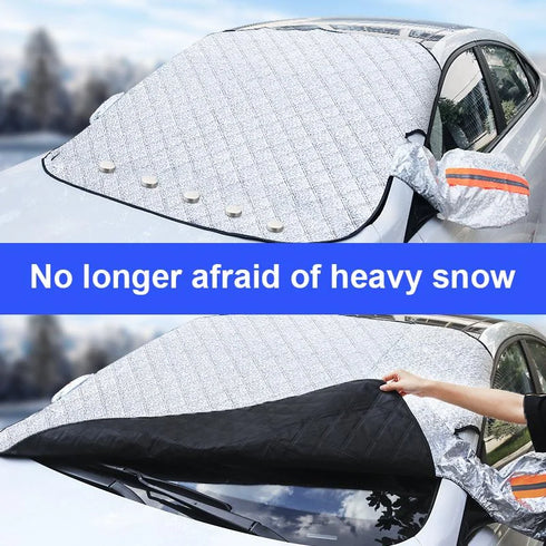 SchneeGuard Pro – Schwere magnetische Schneeabdeckung für Autos