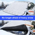 SchneeGuard Pro – Schwere magnetische Schneeabdeckung für Autos