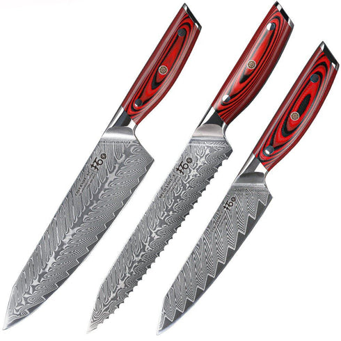 Ichingo- Japanische Damast Messerset