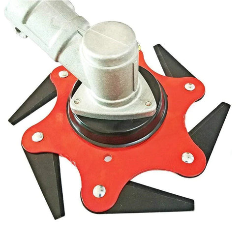 SuperCut : 6-Klingen-Trimmerkopf aus Stahl