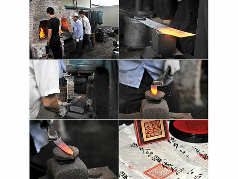 Daiko- Handgefertigtes Damaststahl-Kochmesser-Set