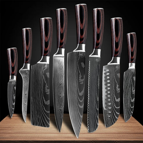 Bestes Messerset - Hochwertige Messer Set Für Köche - Gutes Küchenmesser Set - Shiburu Messer Für Haushalt- küchenkompane messerset