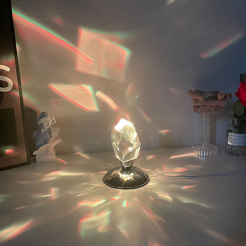Wiederaufladbare Kristall LED Lampe für Heimdekoration
