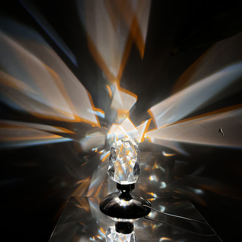 Wiederaufladbare Kristall LED Lampe für Heimdekoration
