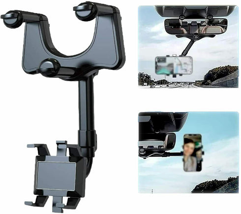 HandyGrip : 360 Grad Rückspiegel-Handy Halter ideal für Navigation