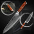 Damast Kochmesser - Haruto Japanische Damast Koch Messer