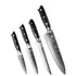 Japanisches Küchenmesser Set - Damast Messerset Premium