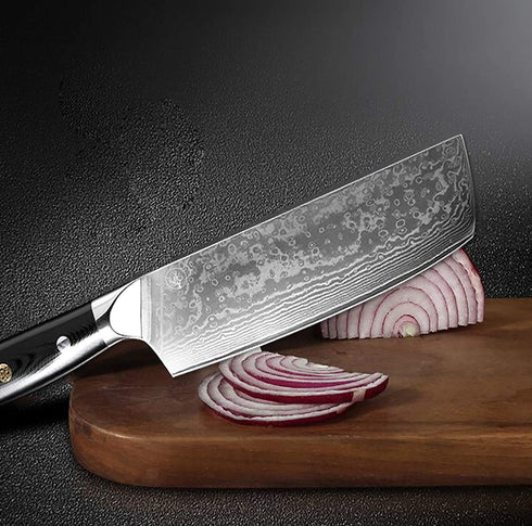 Japanisches Küchenmesser Set - Damast Messerset Premium