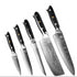 Japanisches Küchenmesser Set - Damast Messerset Premium
