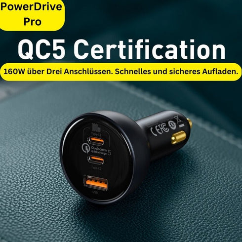 PowerDrive Pro : 160W Autoladegerät