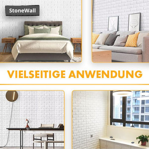3D Wandpaneele Steinoptik Selbstklebende Tapete