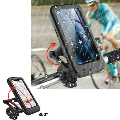 Fahrrad Handyhalter 360° Drehbar Regenfest