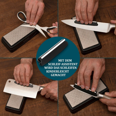 KristallScharf-Diamant Schleifstein - der ultimative Messerschärfer für präzise Schneidleistung