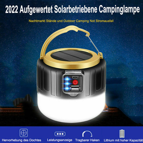 Sunaki - 3 In 1 Wiederaufladbare Solar Lampe