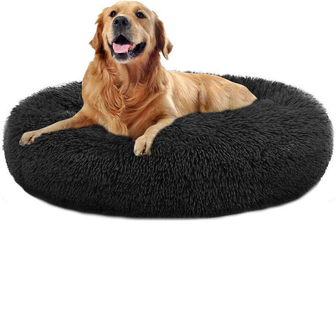 RelaxNest : Orthopädisches Hundebett rund zur Beruhigung - Entspannung für gestresste Hunde