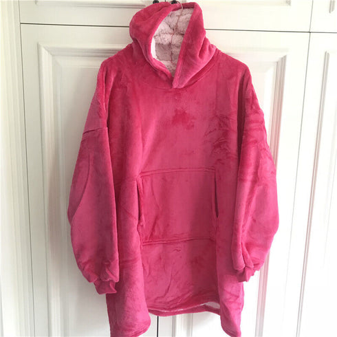 Kushaki - Herbst und Winter übergroßer Hoodie Deckenpullover